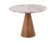 Table Force marble brown, mango wood base