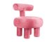 Krzesło Abrazo velvet pink Leitmotiv