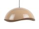 Lampa wisząca Waved duża emalia miękki brąz Leitmotiv