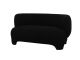 Sofa Ardor teddy curl czarny Leitmotiv