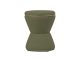 Puf Gustar teddy curl zielony mech Leitmotiv