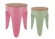 Zielony Stool Set Leitmotiv