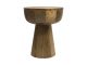 Taboret Imaculo mango wood walnut lacquered Leitmotiv