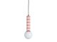 Różowy Lampa wisząca Rayado tan w. soft Leitmotiv