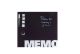 Memo board glass