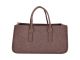 Magazine holder Mellow felted chocolate brown Present Time