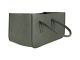 Magazine holder Mellow felted taupe green Present Time