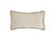 Poduszka Luxurious fringes velvet ivory