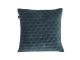 Poduszka Luxurious padded velvet niebieski