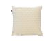 Poduszka Luxurious padded velvet ivory