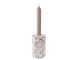 Candle holder Terrazzo black large