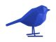 Statue Origami bird small bright blue