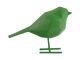 Statue Origami bird small bright green