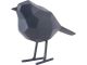 Figurka ptaka PT polyresin dark blue 