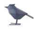 Figurka ptaka PT polyresin dark blue 