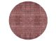 Dywan Washed cotton round warm red