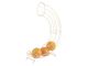 Stojak na pomarańcze Wired iron gold plated