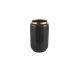 Wazon Flare iron enamel czarny small