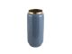 Wazon Flare iron enamel blue large