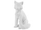 Figurka Origami lis polyresin large matt biały