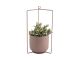 Doniczka do powieszenia pot Spatial iron faded różowy