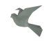 Wall hanger origami bird jungle zielony PT