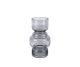 Wazon Courtly glass medium dark grey PT