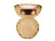 Candle holder Crystal Art small bowl sand brown Present Time