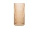 Vase Allure Straight glass sand brown Present Time