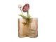 Vase Allure Wave glass sand brown