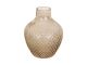 Vase Delight glass sand brown Present Time