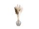 Vase Delight glass dark grey large