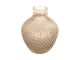 Vase Delight glass sand brown large Present Time