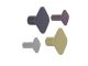 Zestawa wieszakow Arctic Air polyresin square PT