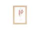 Dekoracja scienna PT Fashion Girl wood frame