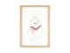Dekoracja scienna PT Glamour Girl wood frame 