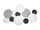 Dekoracja scienna PT Circles czarny grey bialy 