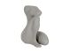 Plant pot Sitting Lady polyresin warm grey