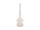 Candle holder Half Bubbles polyresin ivory
