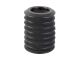 Pillar candle Layered Circles medium black