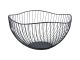 Fruit basket Wave large iron matt black