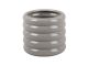 Doniczka Bobbly Glazed ceramic medium light szary Present Time