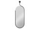 Mirror Elliptical large iron black