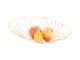 Koszyk na owoce Leaf wykonana z metalu gold plated Present Time