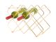 Stojak na wino Diamonds wykonana z metalu gold plated Present Time
