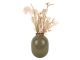 Wazon Mila small wykonana z metalu enamel dark green Present Time