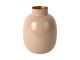Vase Mila small iron enamel warm grey