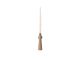 Candle holder Mila small iron enamel warm grey