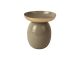 Świecznik Mila small wykonana z metalu enamel dark green Present Time