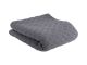 Narzuta Diamonds Quilted z ciemnoszarej bawełny pt